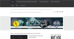 Desktop Screenshot of cavedivertraining.com