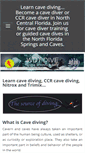 Mobile Screenshot of cavedivertraining.com